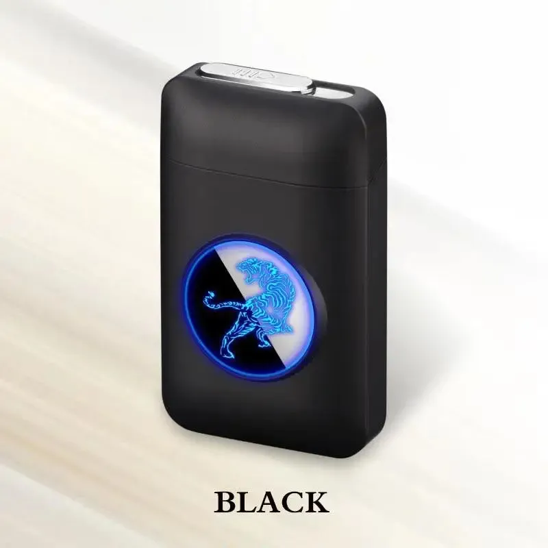 BRIQUET TEMPÊTE AVEC BOÎTE DE RANGEMENT POUR LE TABAC