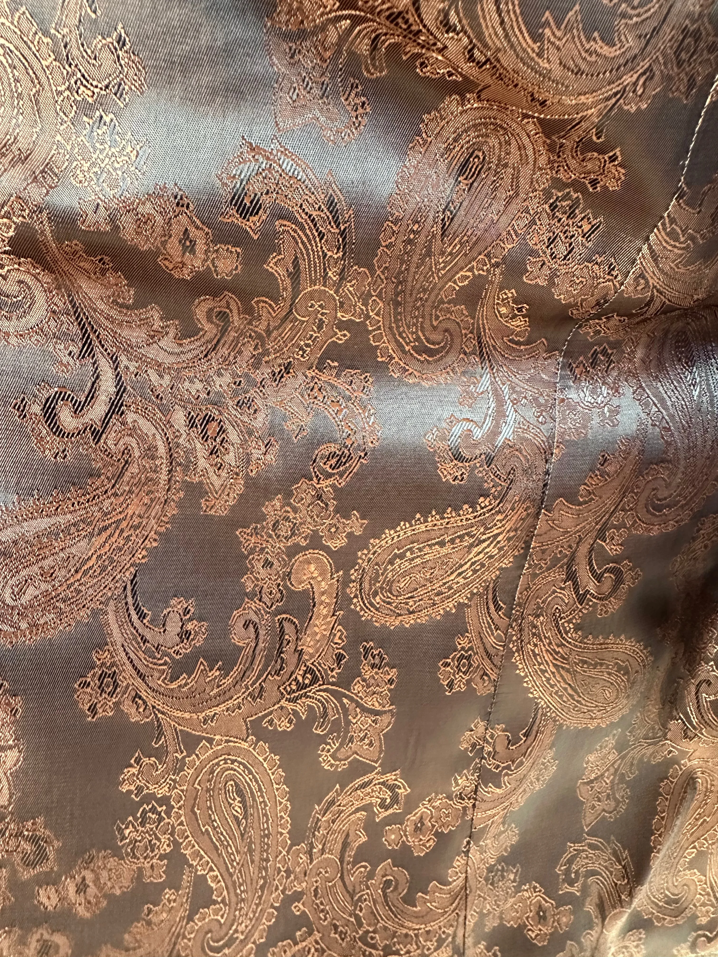 Brown Linen Blend Premium Suit Coat