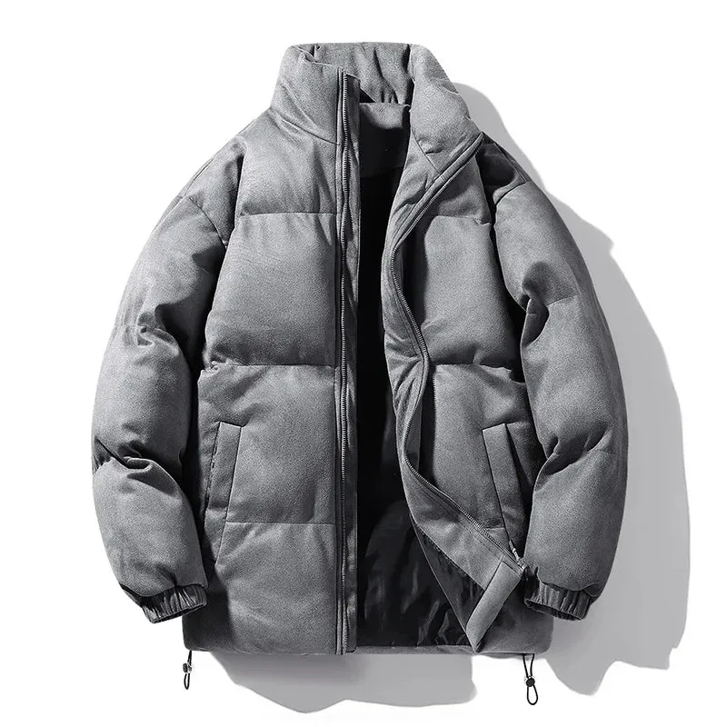 Brown Men's Cotton Down Jacket
