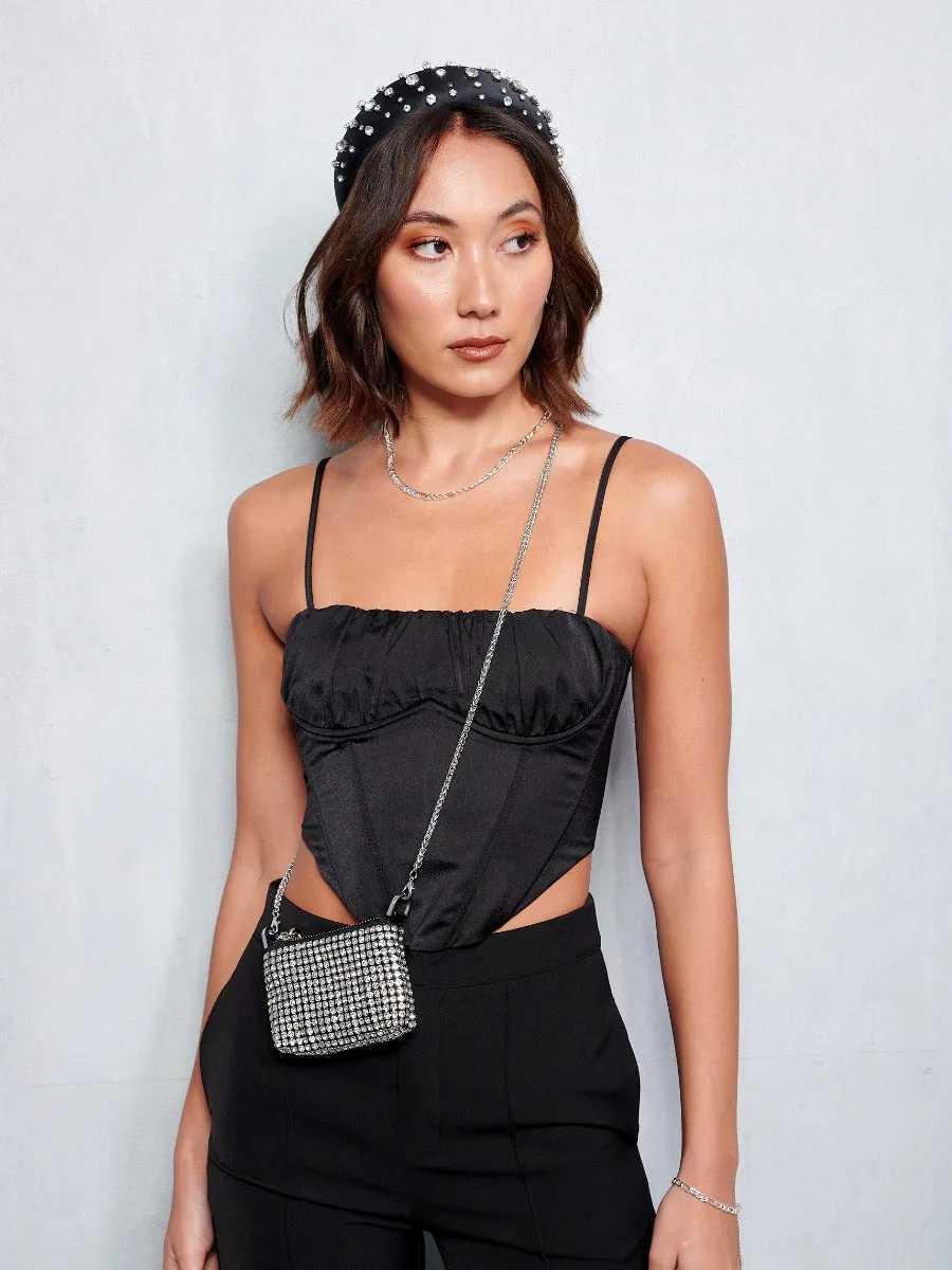 Bubble Rhinestone Party Mini Bag