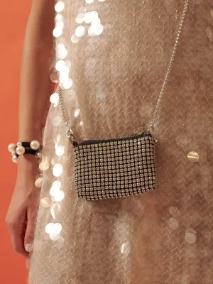 Bubble Rhinestone Party Mini Bag