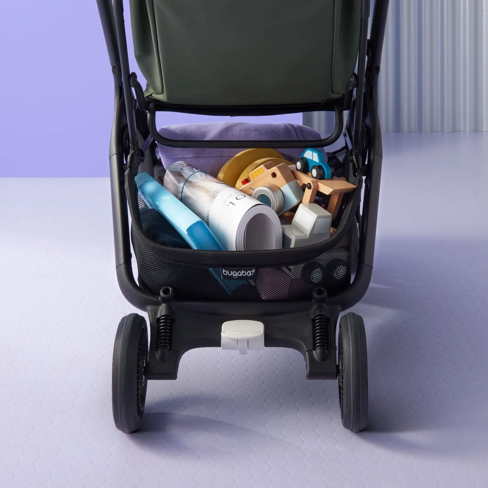 Bugaboo Butterfly Stroller with Travel Bag & Bumper Bar - Stormy Blue