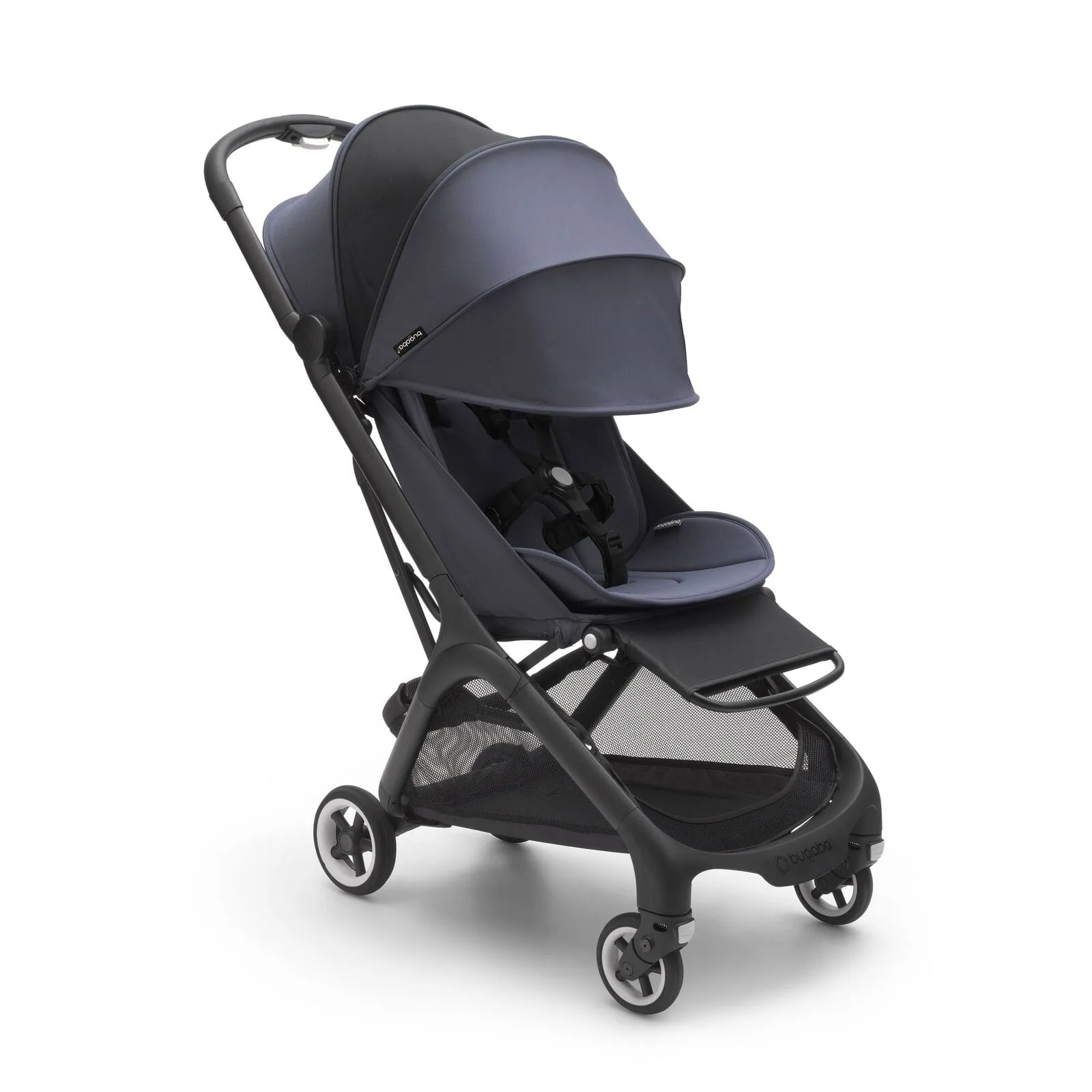 Bugaboo Butterfly Stroller with Travel Bag & Bumper Bar - Stormy Blue