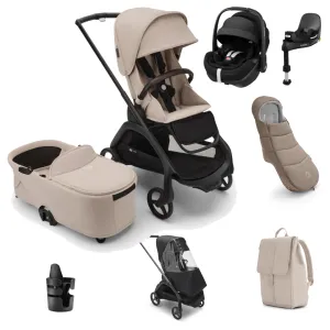 Bugaboo Dragonfly Pushchair Ultimate (Pebble 360 PRO2) Bundle - Desert Taupe