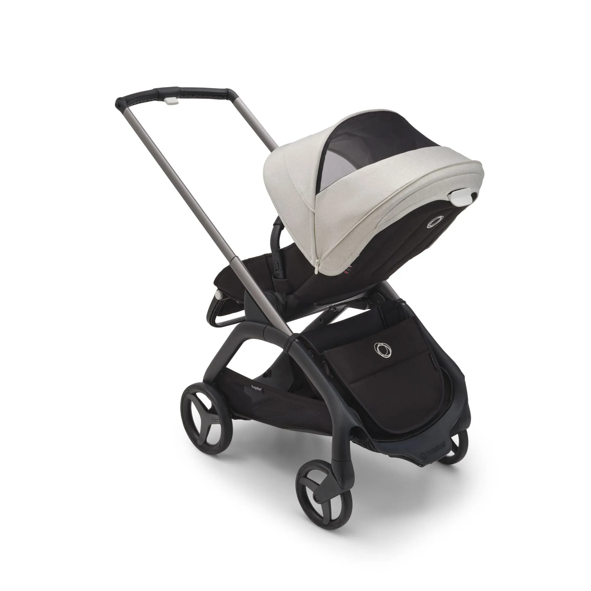Bugaboo Dragonfly Pushchair with Carrycot - Graphite/Midnight Black/Misty White