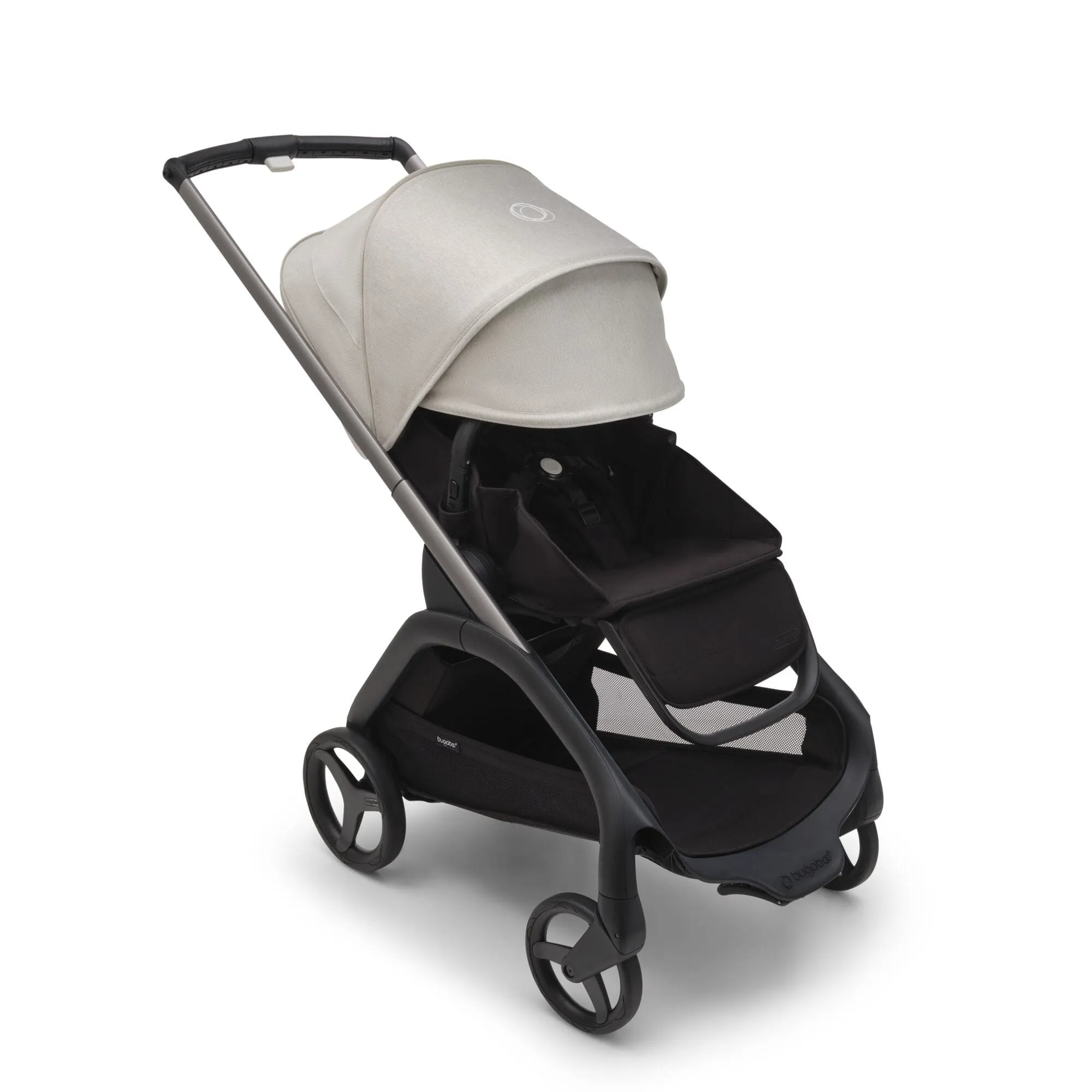 Bugaboo Dragonfly Pushchair with Carrycot - Graphite/Midnight Black/Misty White