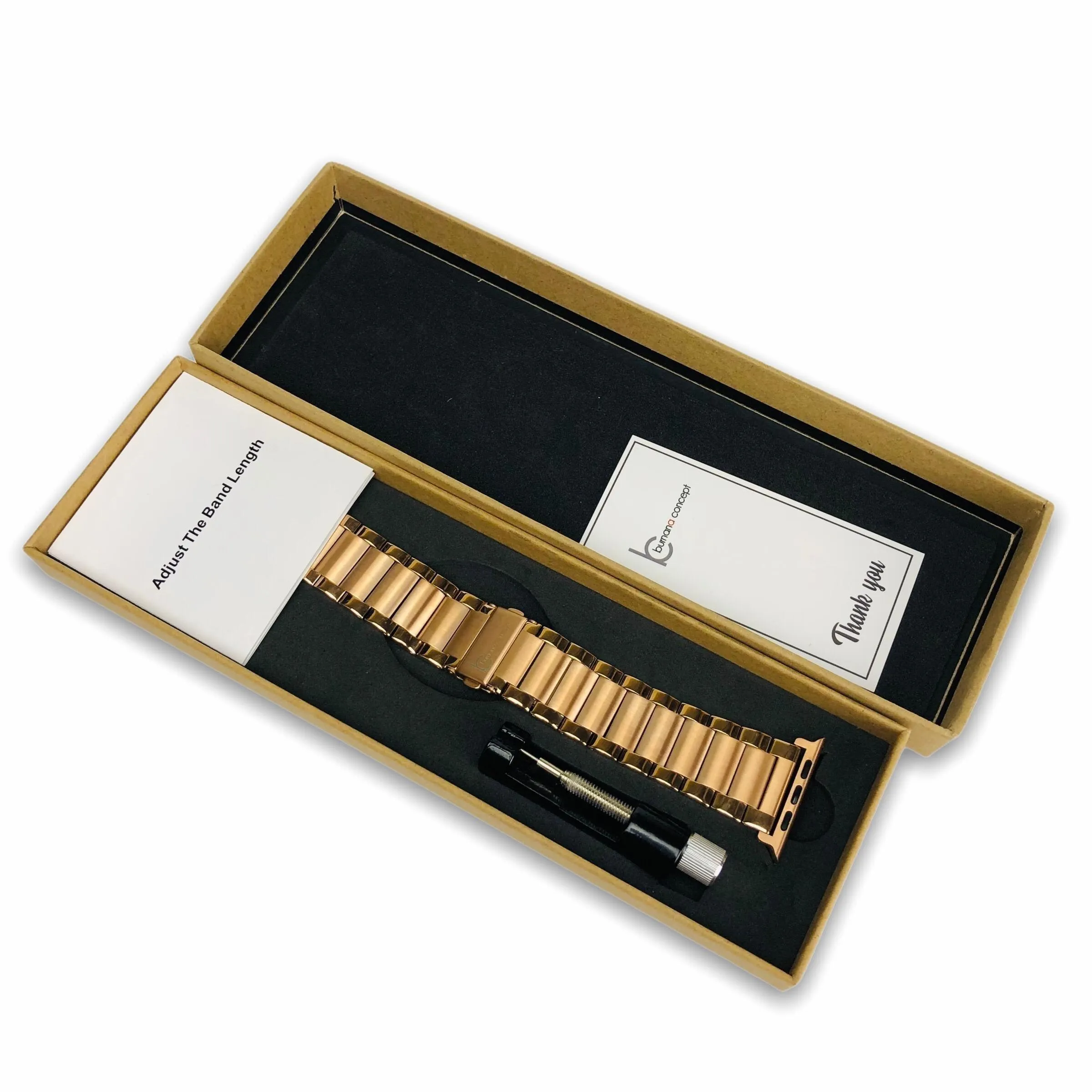 Burnana Concept Saturn Stainless Steel Band for Apple Watch Series