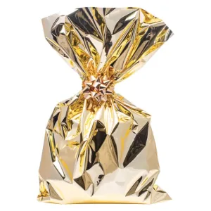 Buste in PPL Metal Lucido Oro 40 x 60 cm - 25 pezzi