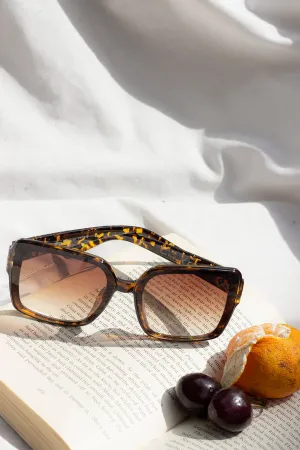 Butterfly Square Designer Monogram Sunglasses