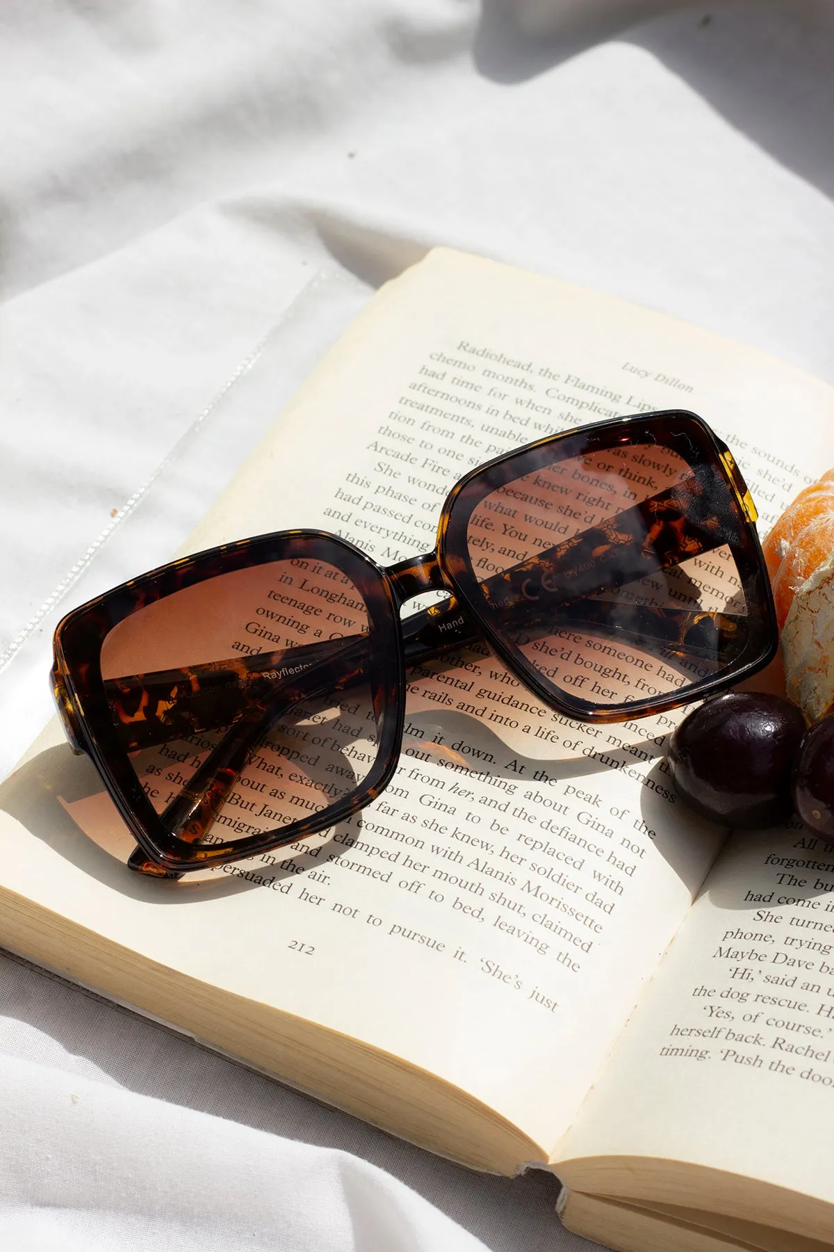 Butterfly Square Designer Monogram Sunglasses