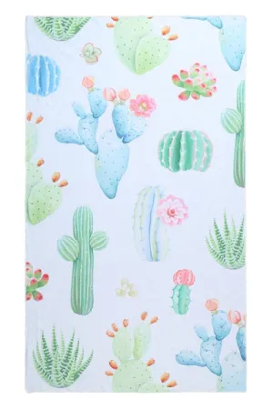 CACTUS PATTERN TOWEL