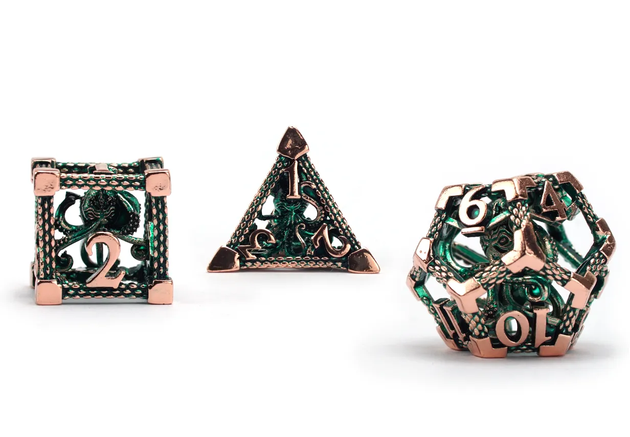 Caged Cthulhu | Copper & Green