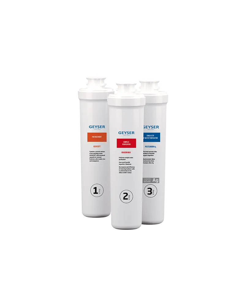 Cartouches Aragon pour purificateur d'eau sous évier Aragon SMART