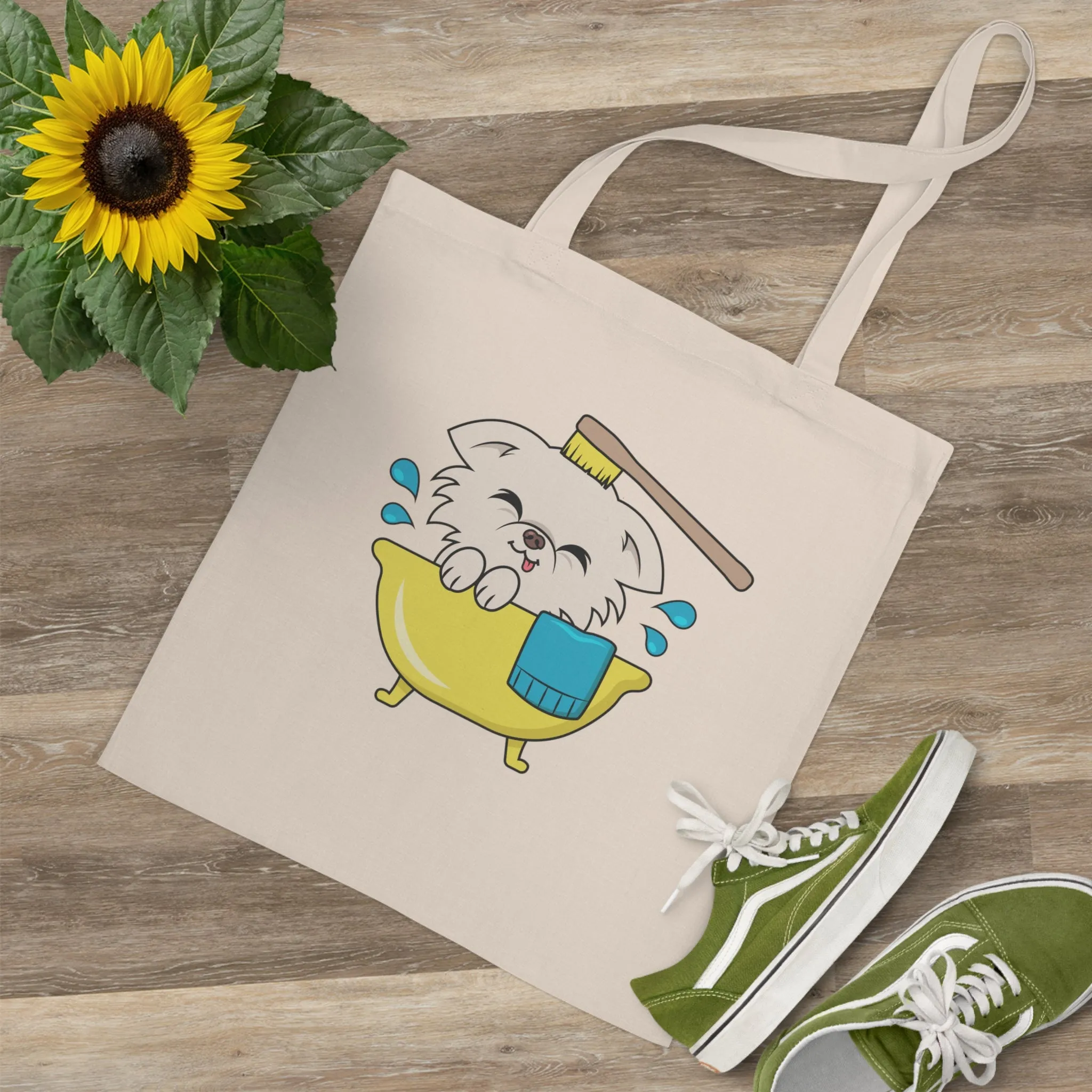 Cedric's Bath Time Cotton Tote
