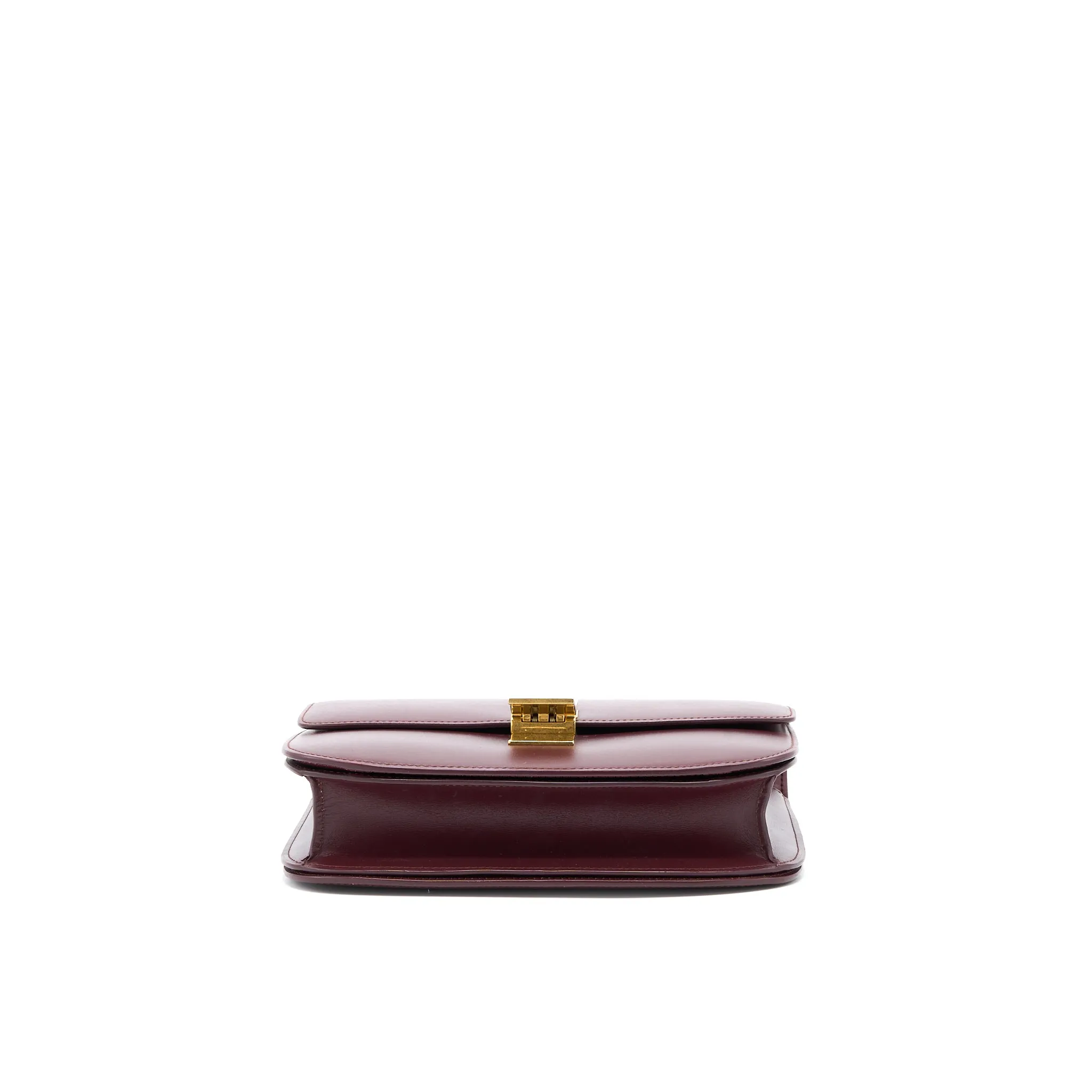 Celine Classic Medium Box Calfskin Burgundy GHW