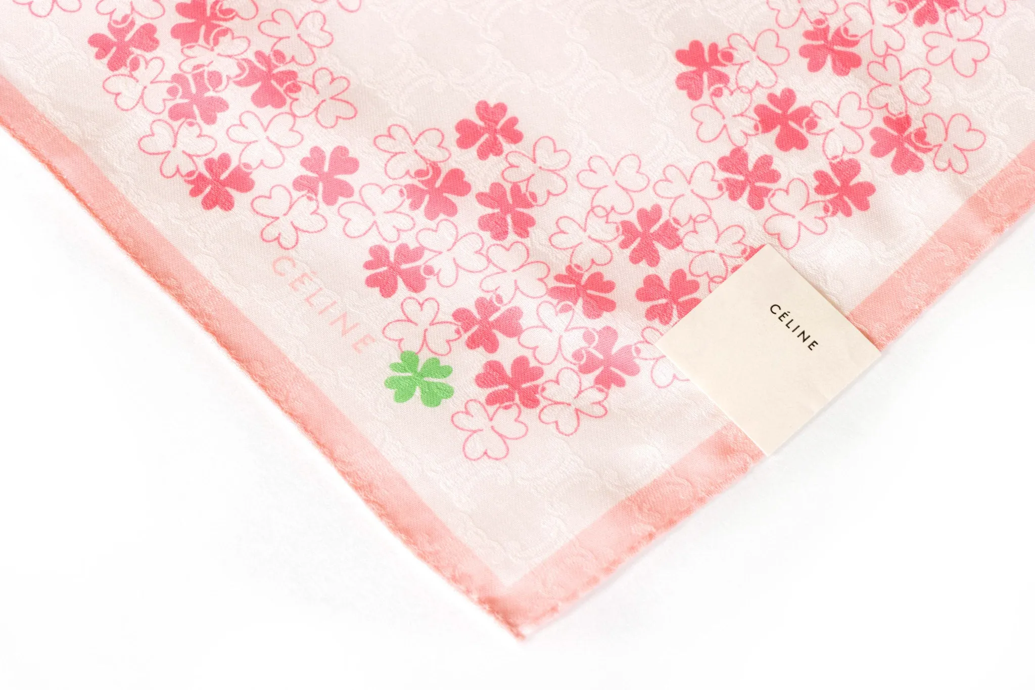 Celine Cotton Square Bandana Scarf "New" Old Stock