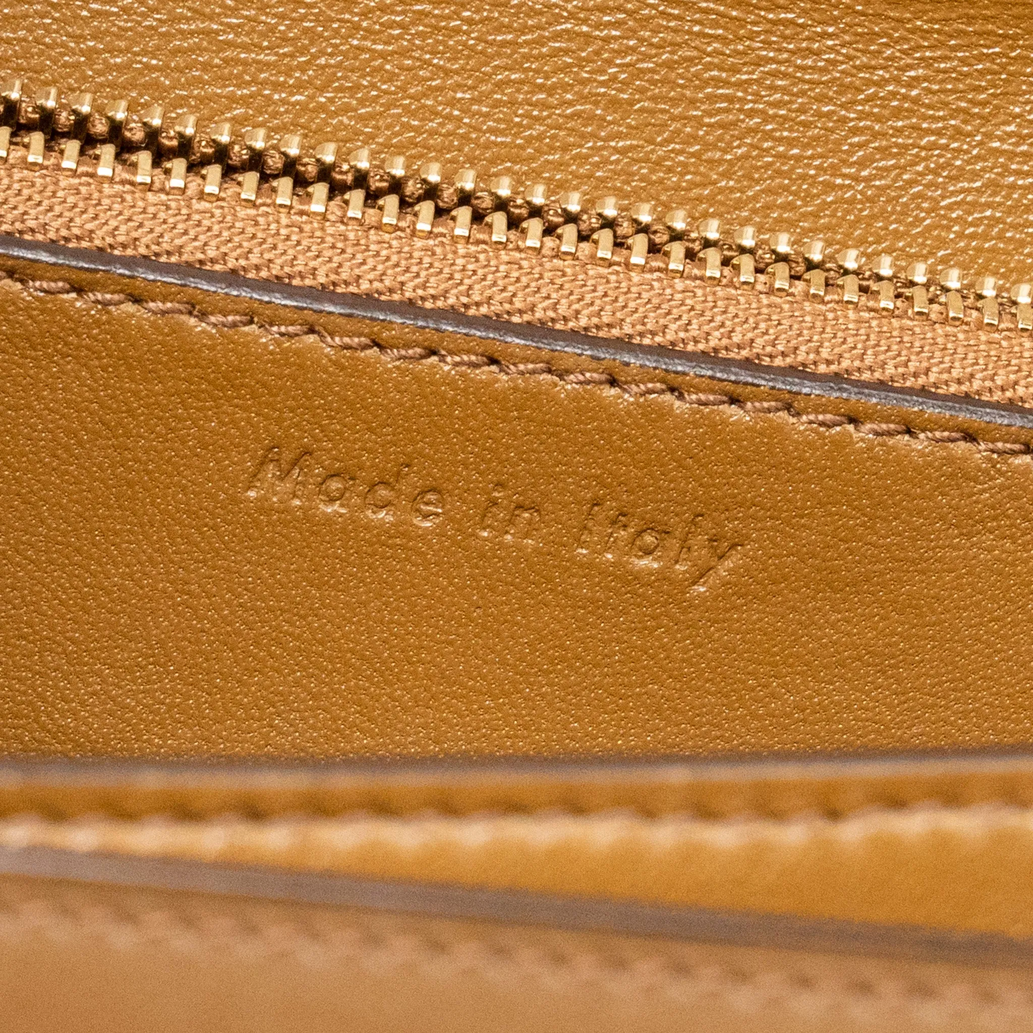 CELINE Medium Classic Box Bag Calfskin Camel GHW