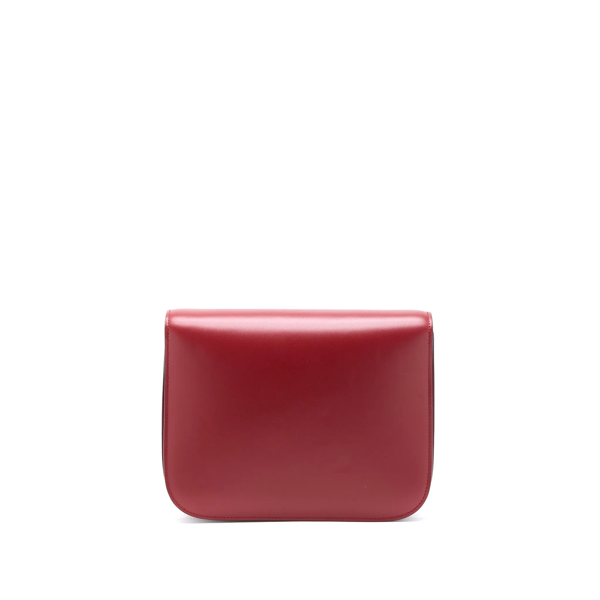Celine Medium Classic Box Bag Calfskin Red GHW