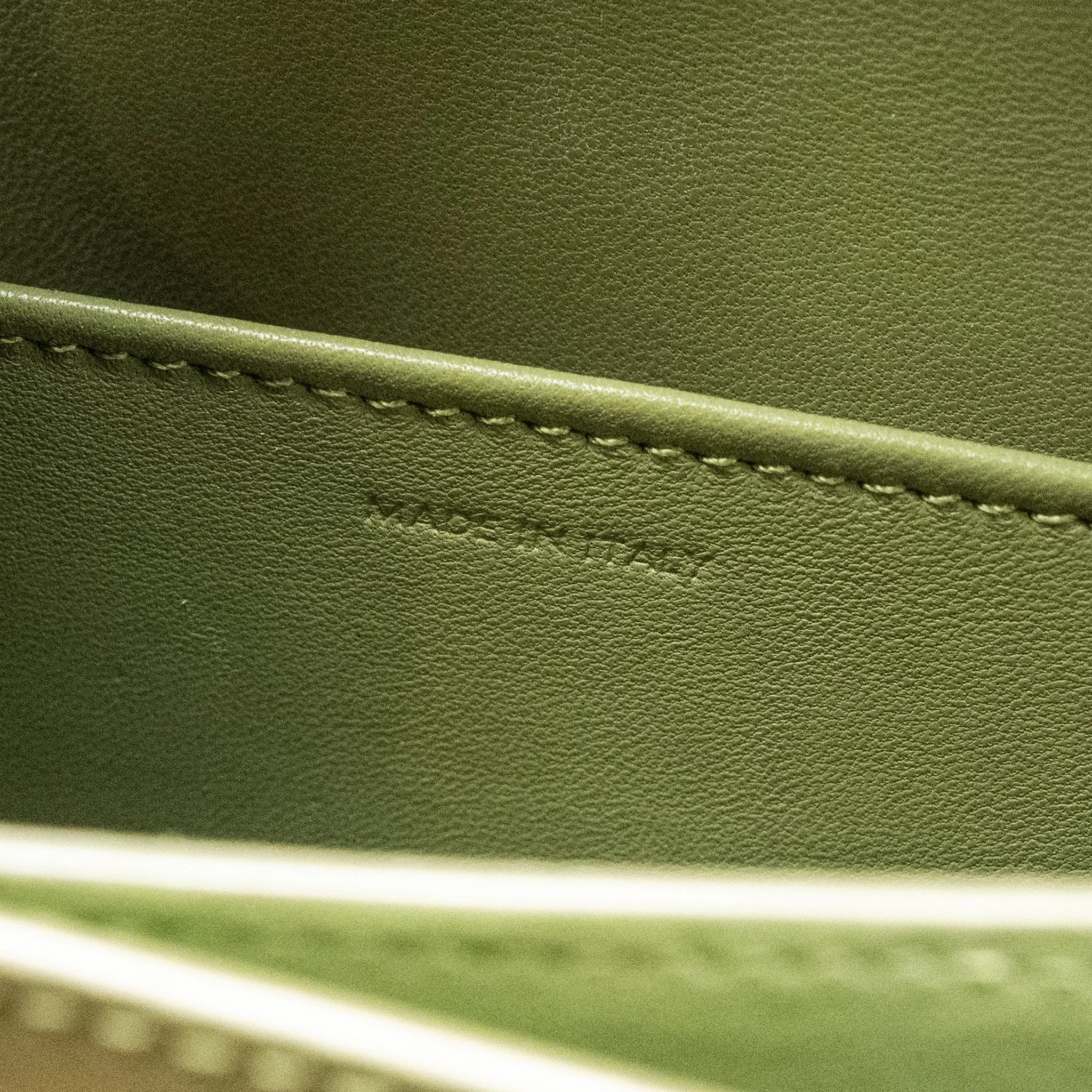 Celine Teen classic box bag calfskin green GHW