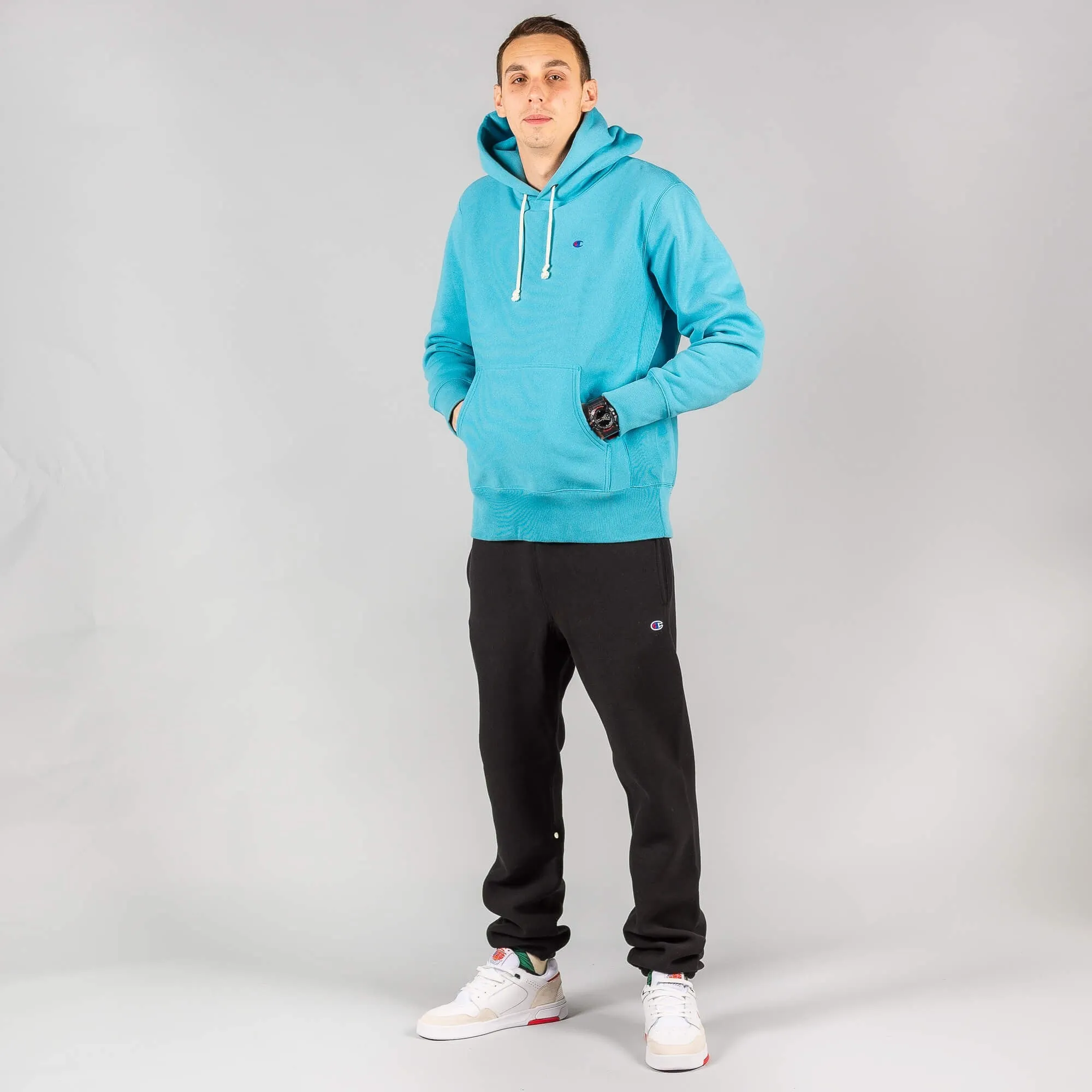 Champion Premium Rwss 1952 Hooded Sweatshirt Turquoise 