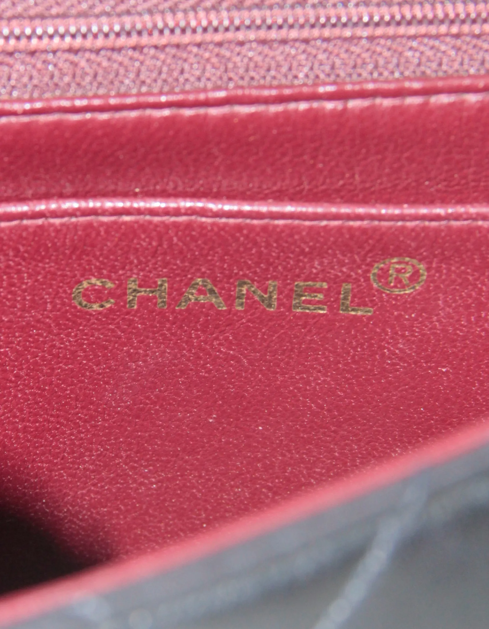 Chanel Black Lambskin Leather Quilted Medium Single Flap Diana Bag