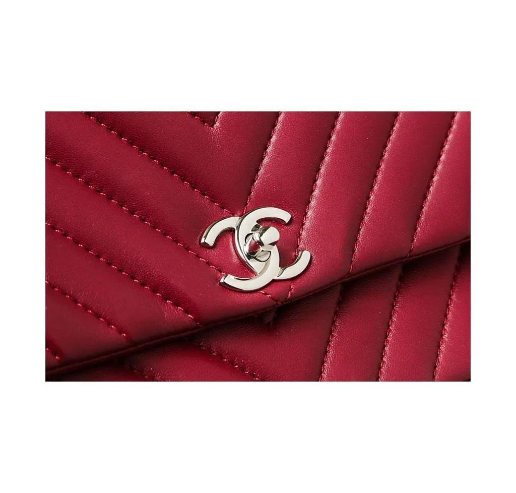 Chanel Burgundy Jumbo Classic Flap Bag