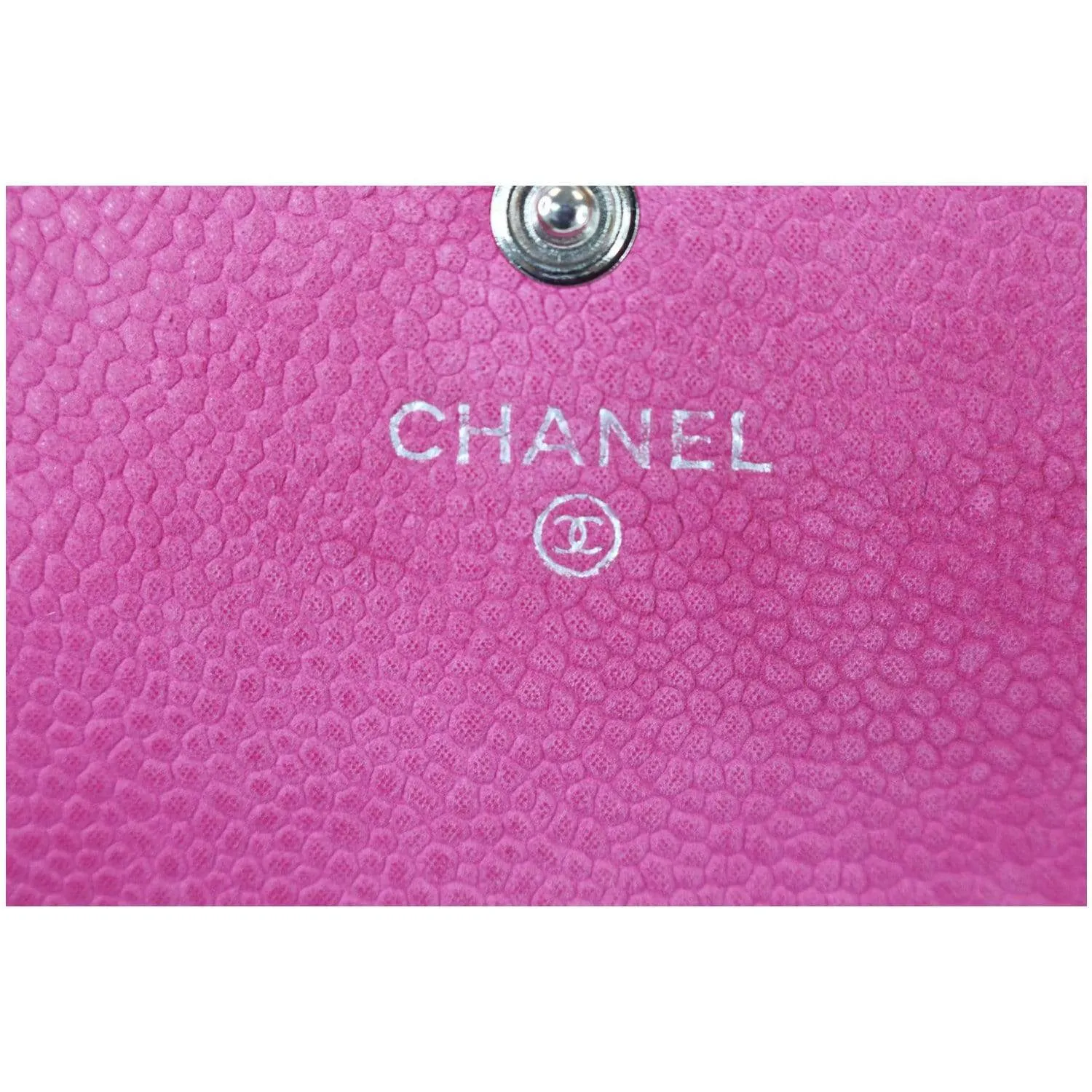 CHANEL CC Caviar Leather Long Wallet Pink - 25% OFF