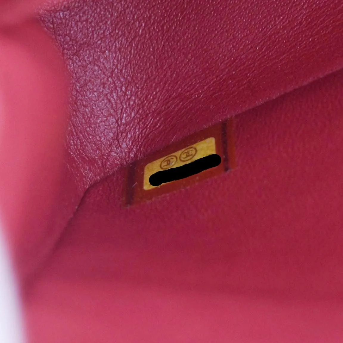 CHANEL Classic Double Flap Medium Quilted Leather Shoulder Bag Fuchsia Pink