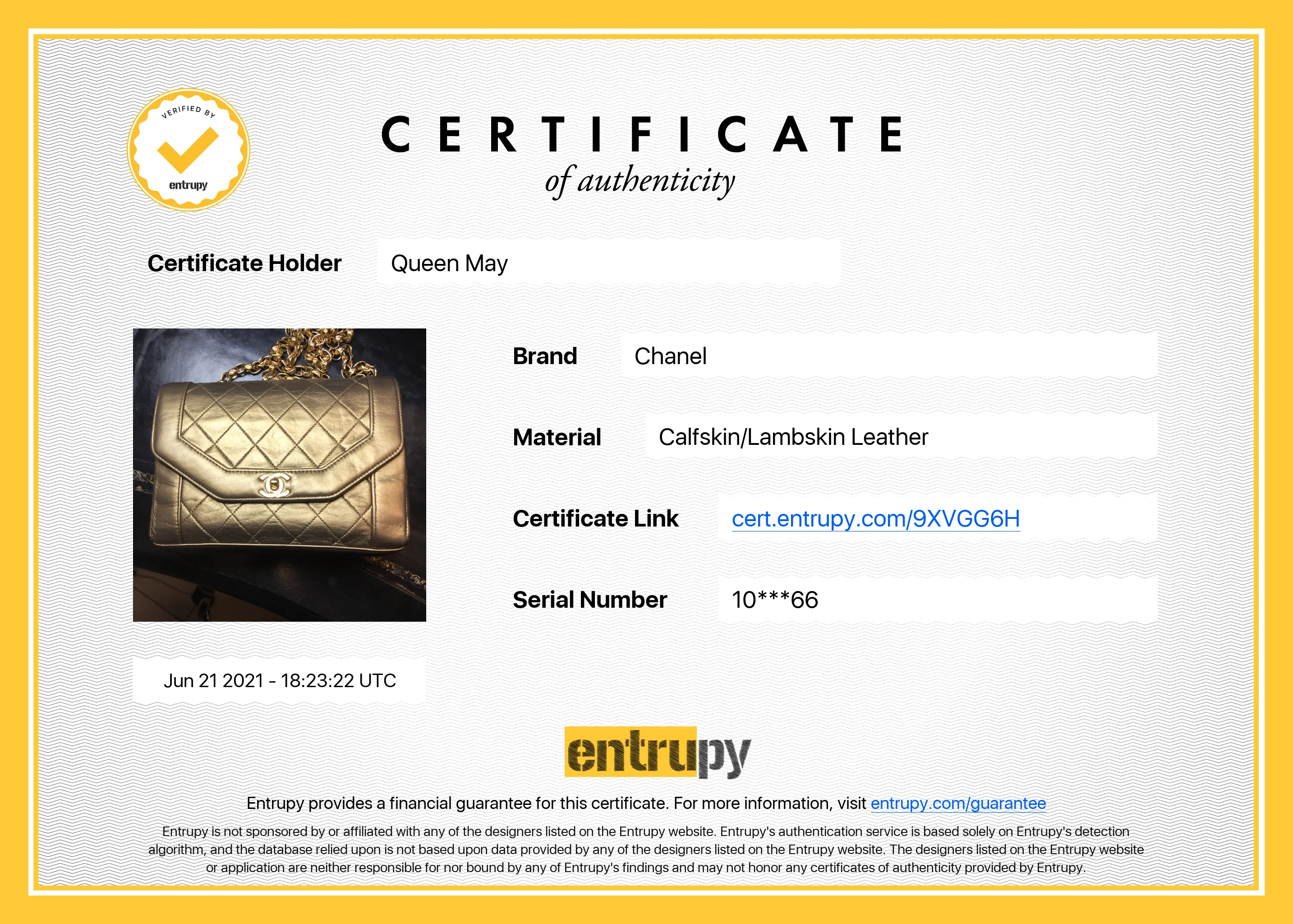 Chanel Vintage Diana Gold Bag With Bijoux Chain 24K Gold Hardware