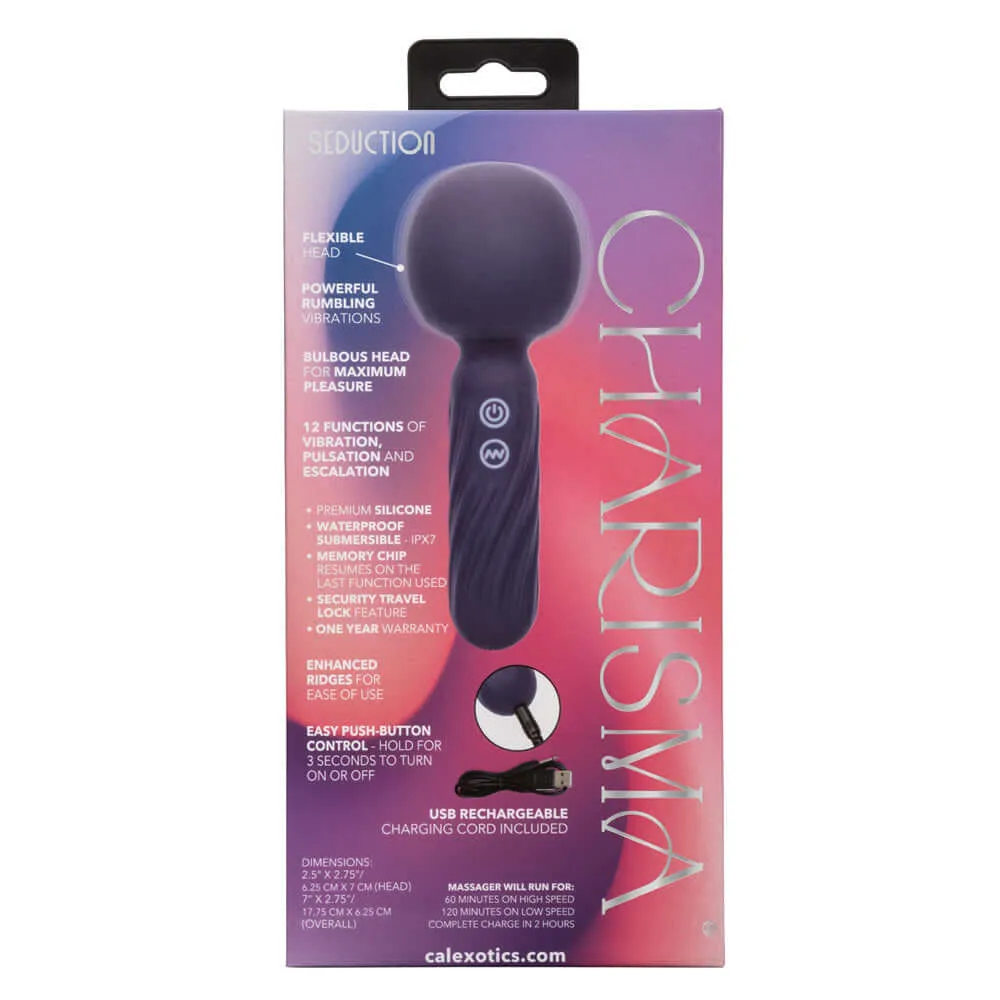 Charisma Seduction Compact Wand Massager - Blue