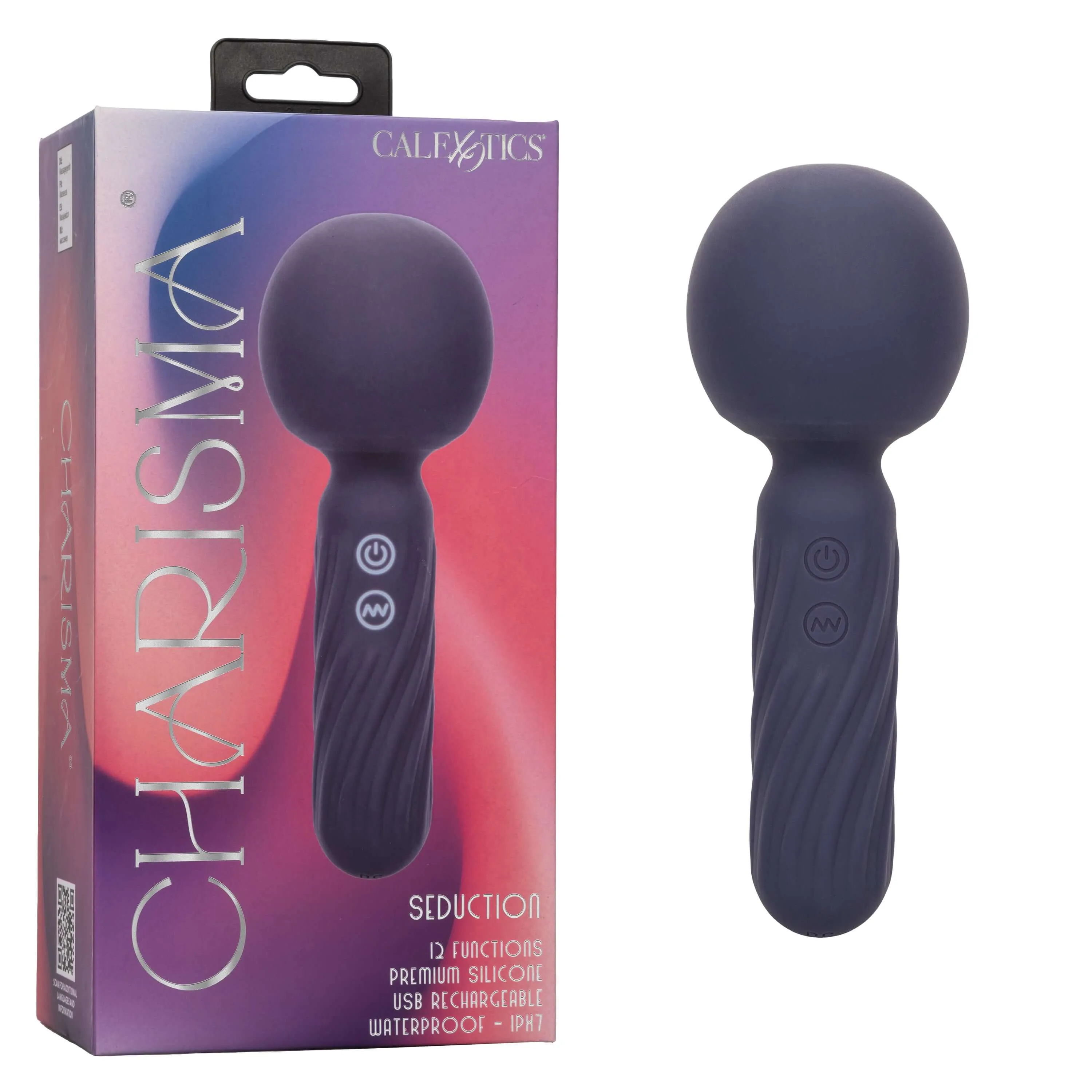 Charisma Seduction Compact Wand Massager - Blue