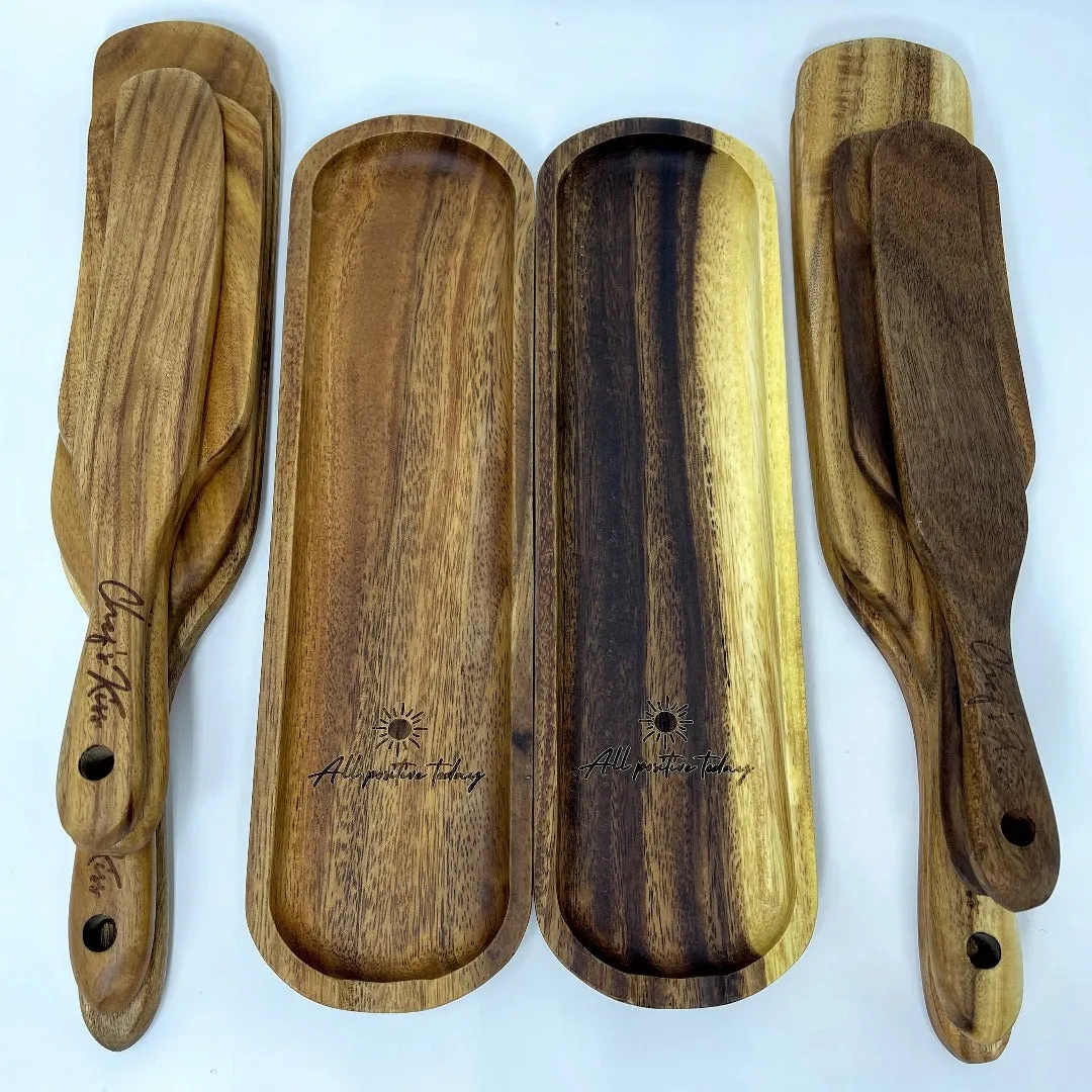 Chef’s Kiss Wooden Spurtles Set