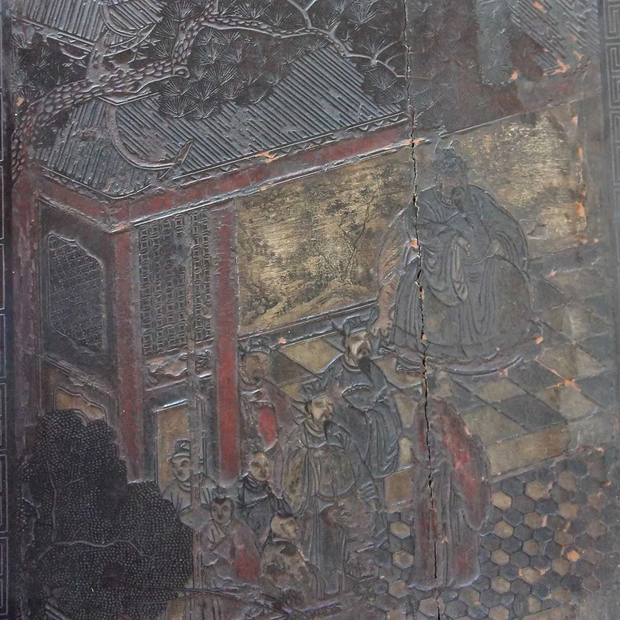 Chinese Lacquered Cocktail Table