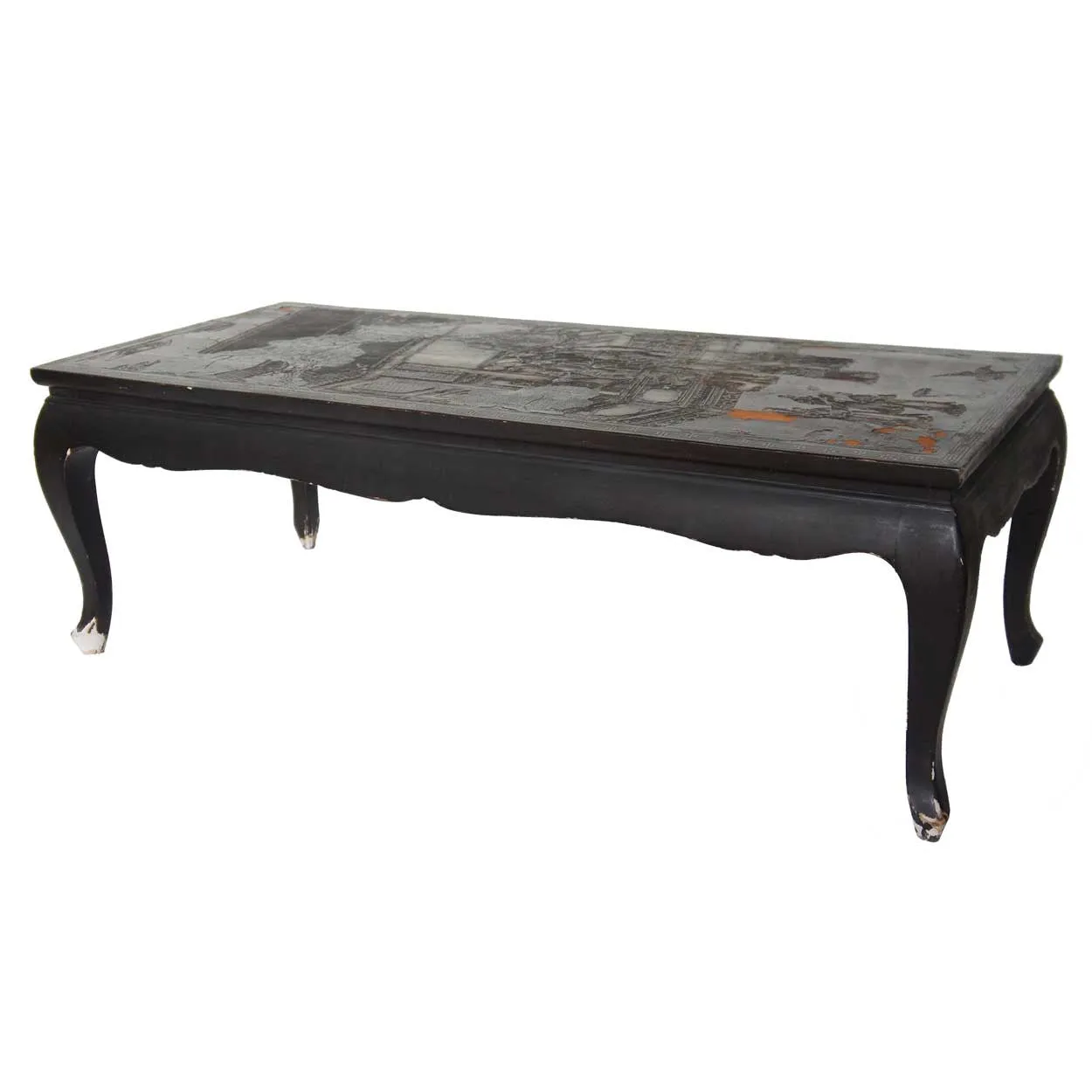 Chinese Lacquered Cocktail Table