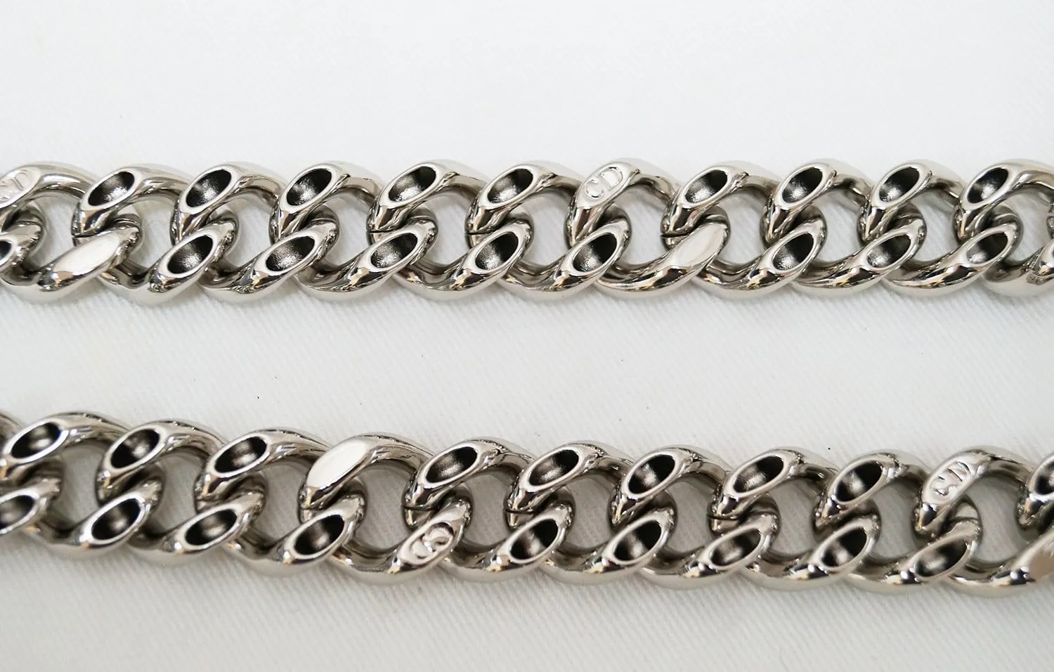 CHRISTIAN DIOR Handbags - Diorama Silver Perforated Leather Bag