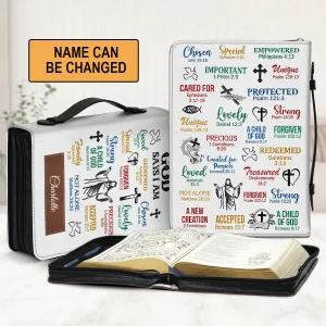 Christianart Bible Cover - What God Says About You - Personalized Gifts for Pastor - Gifts For Women - Gifts For Men - CABBBCV09060324.
