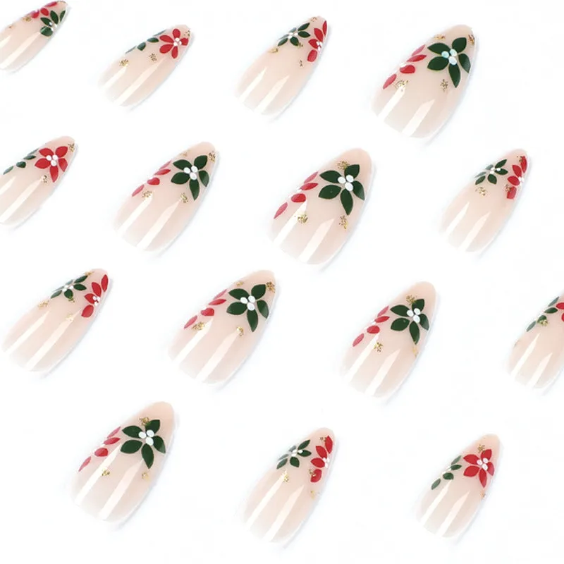 Christmas Almond light french Christmas leaves