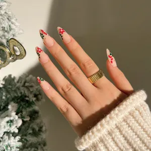 Christmas Almond light french Christmas leaves