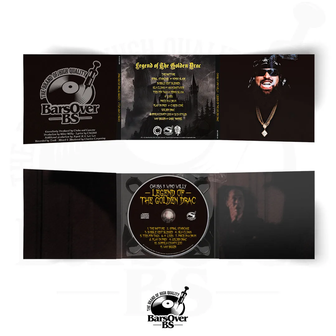 Chubs x Wino WIlly - Legend Of The Golden Drac (Digipak CD With Obi Strip)(Instrumentals Included) (VERY LIMITED)