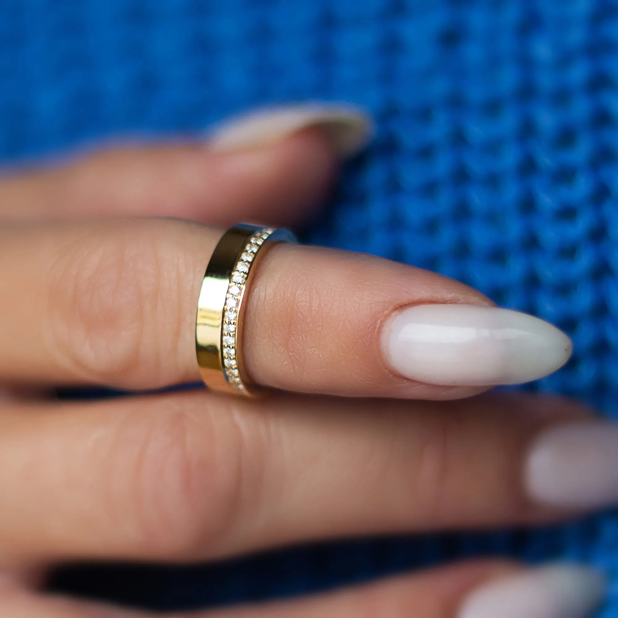Cigar Eternity Ring Set