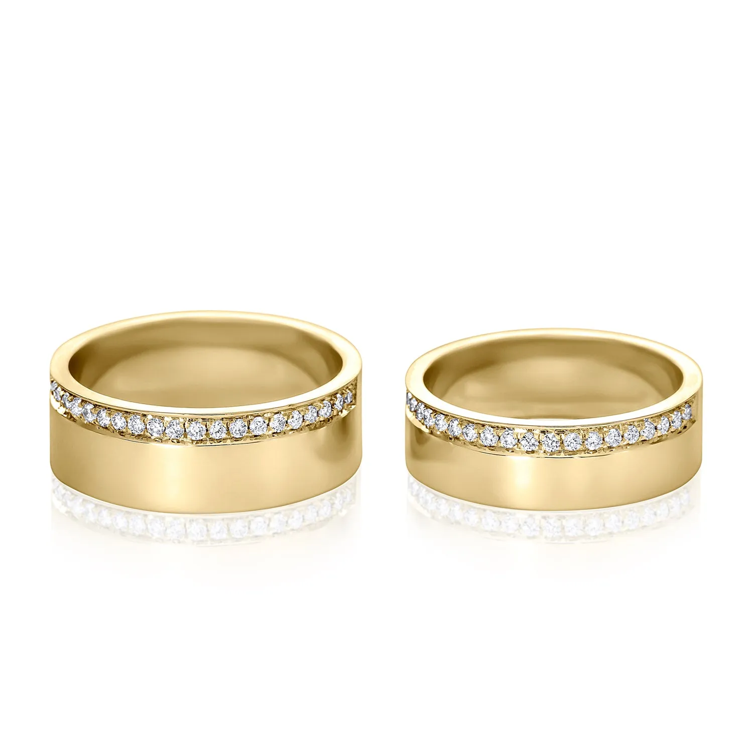 Cigar Eternity Ring Set