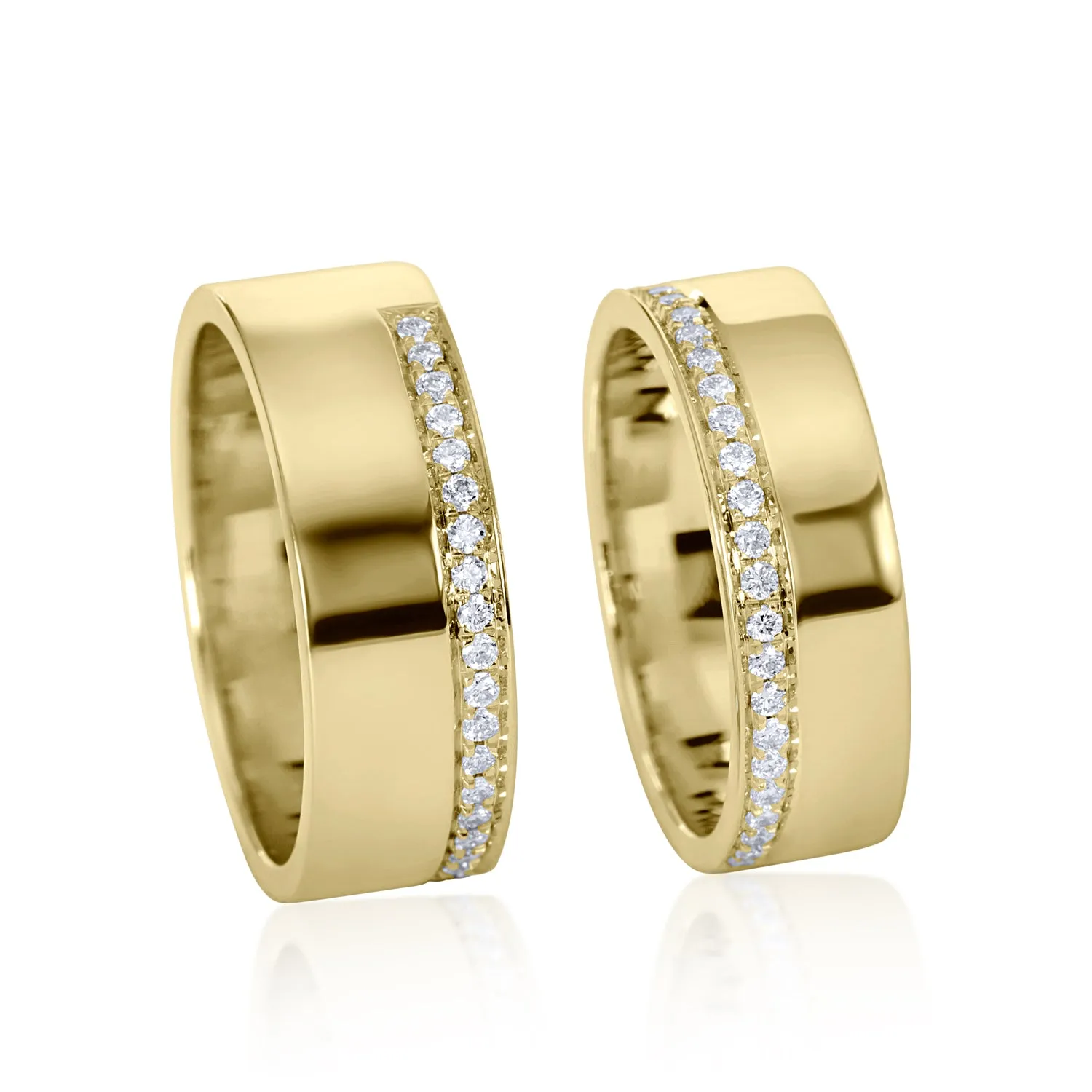 Cigar Eternity Ring Set