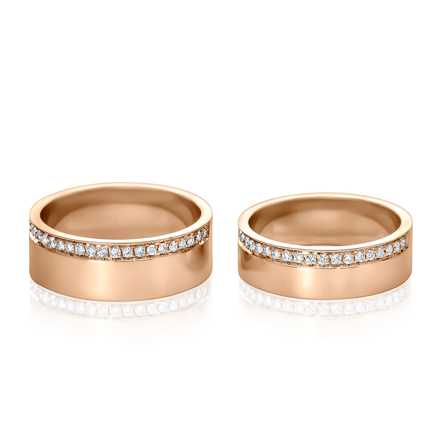 Cigar Eternity Ring Set