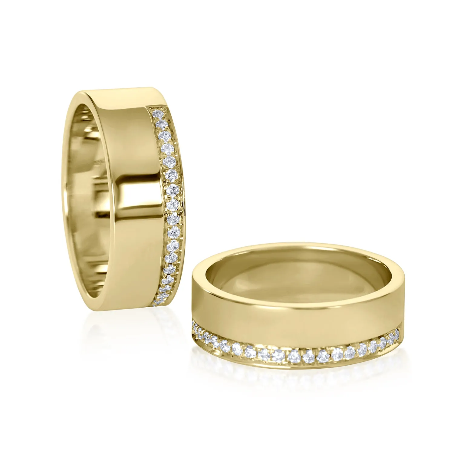 Cigar Eternity Ring Set