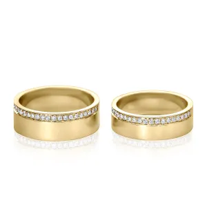 Cigar Eternity Ring Set