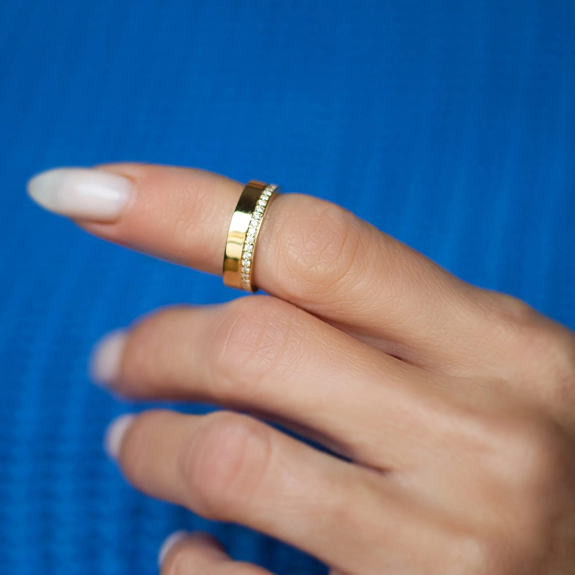 Cigar Eternity Ring Set