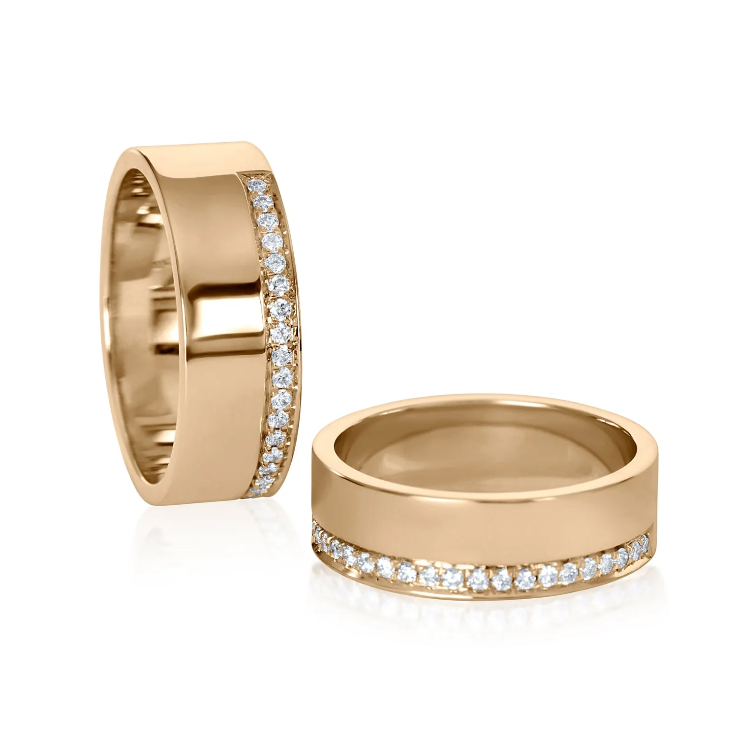Cigar Eternity Ring Set