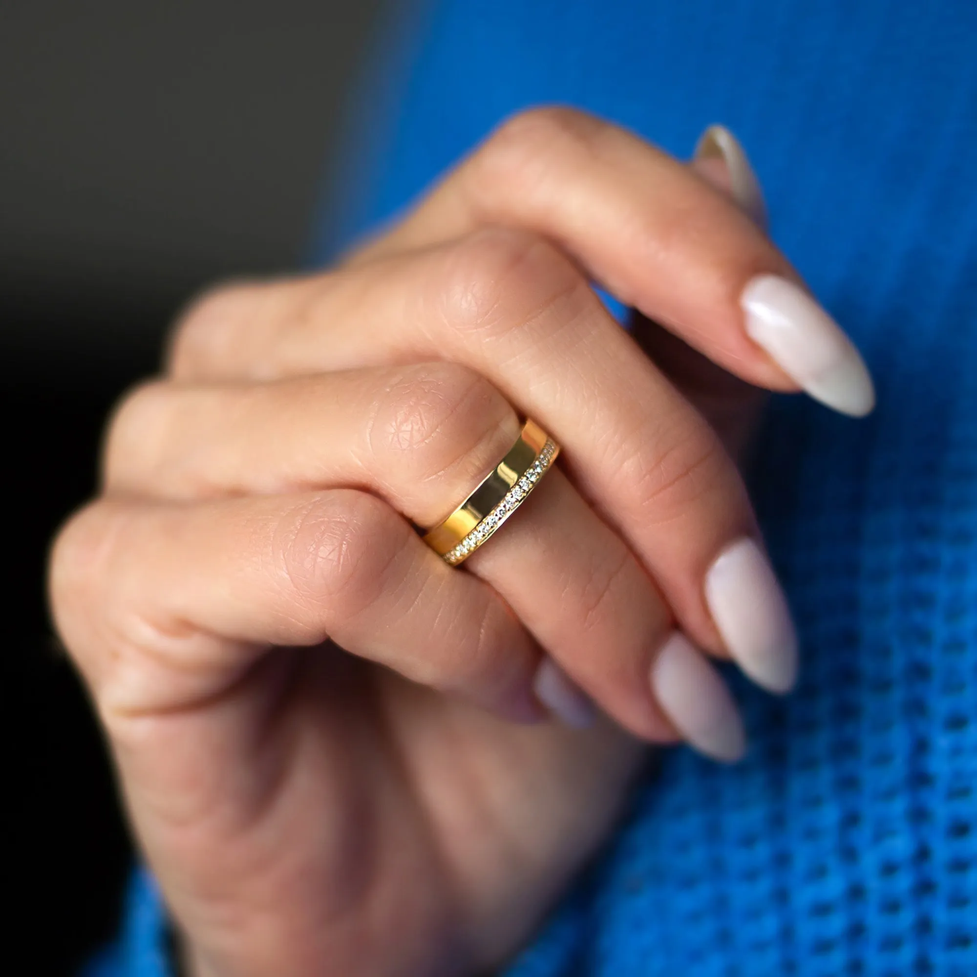Cigar Eternity Ring Set