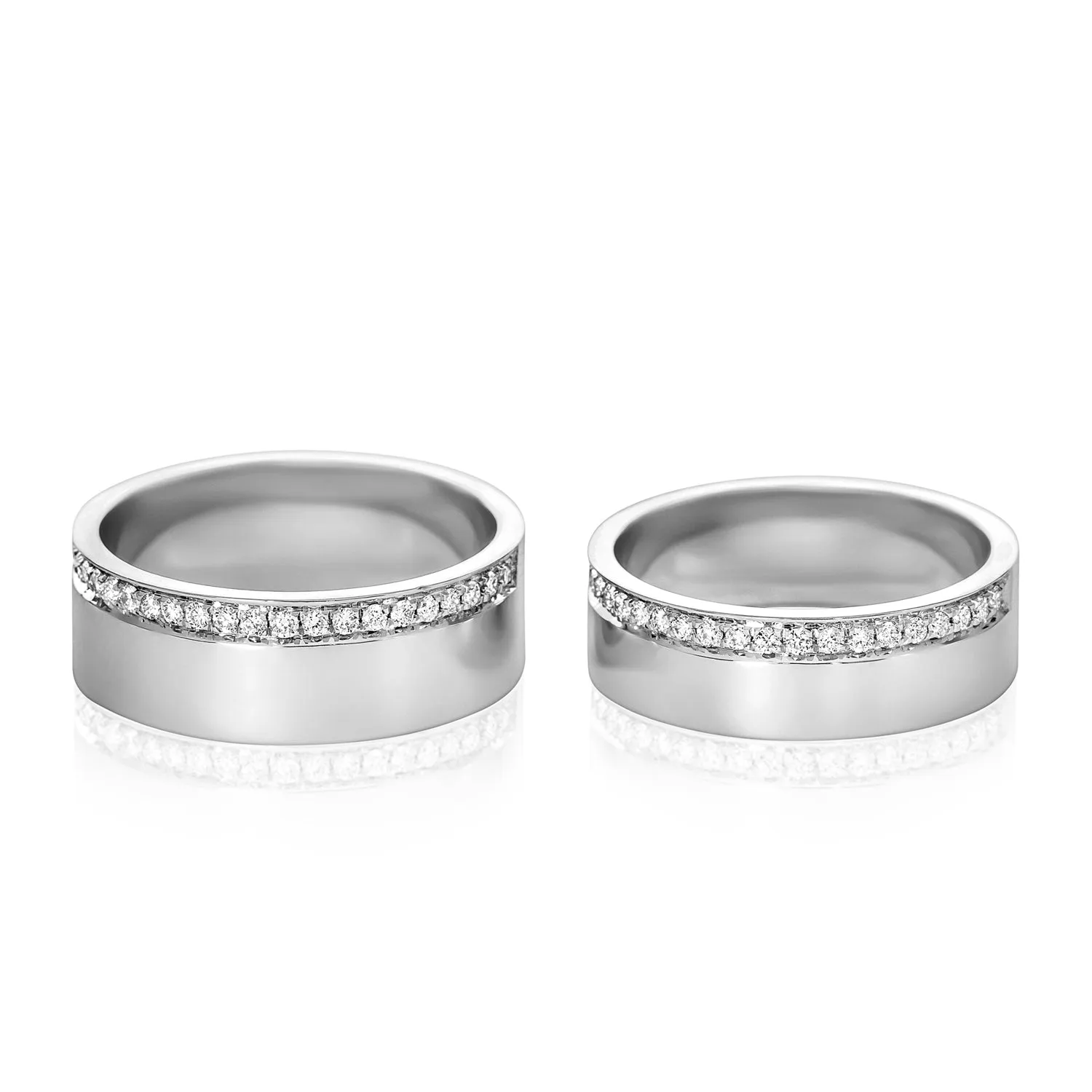 Cigar Eternity Ring Set