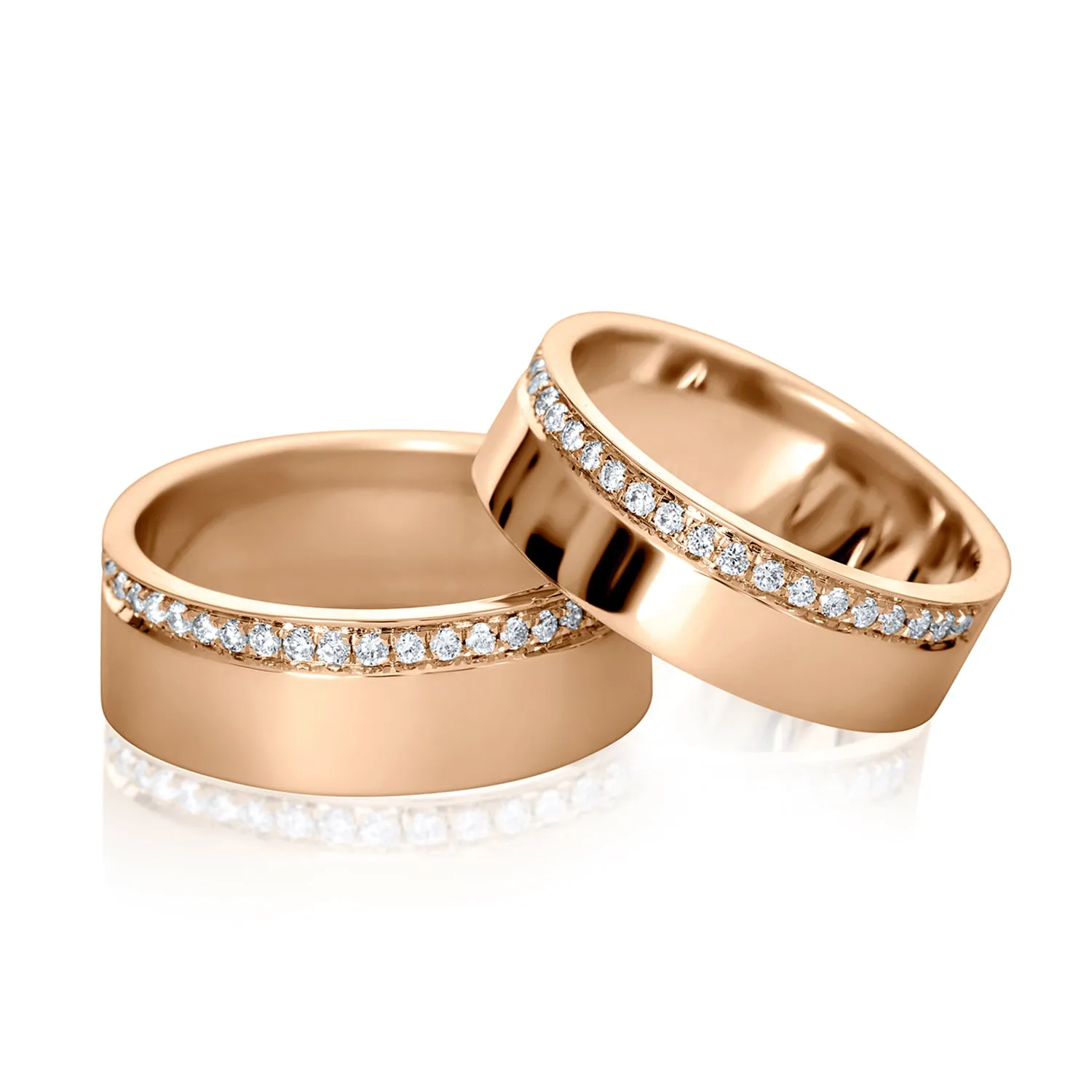 Cigar Eternity Ring Set